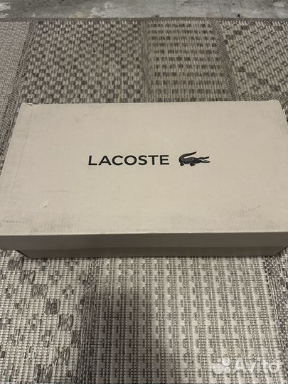 Слипоны кеды мужские Lacoste