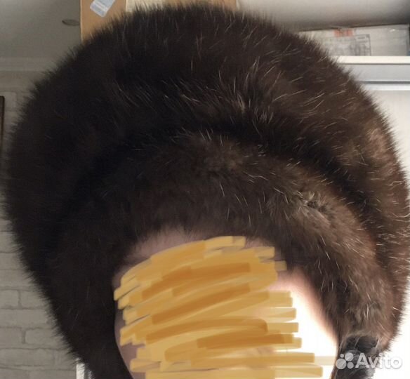 Шапка соболь женская