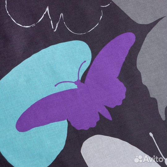 Постельное бельё Этель евро Butterflies 200х215 см