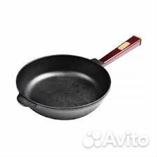 Чугунная сковорода гриль с крышкой