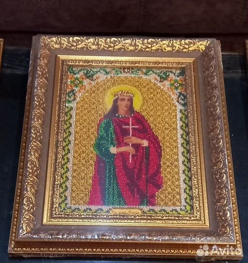 Именные иконы из бисера