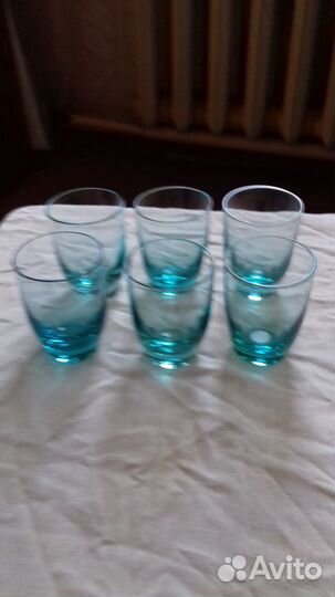 Посуда из цветного стекла СССР