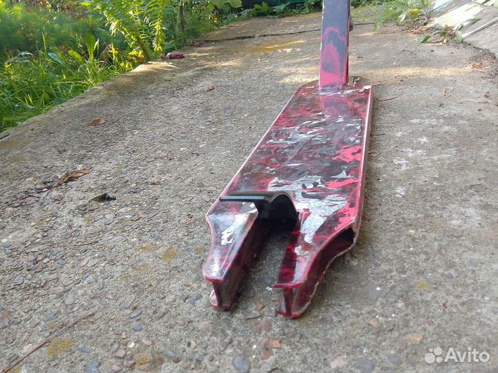 Дека для трюкового самоката в парк