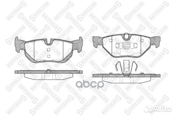 Колодки дисковые з. BMW E87 2.0i/2.0D 04 11560