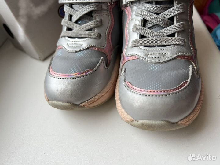 Ботинки детские 26 размер на байке