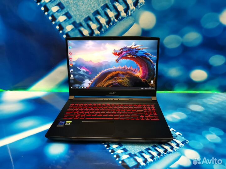 Игровой MSI Katana 240 Гц / i7 12650H + RTX 3060