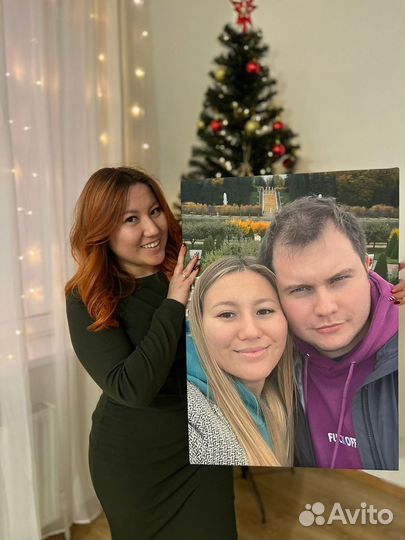 Печать фото на холсте с покрытием лаком