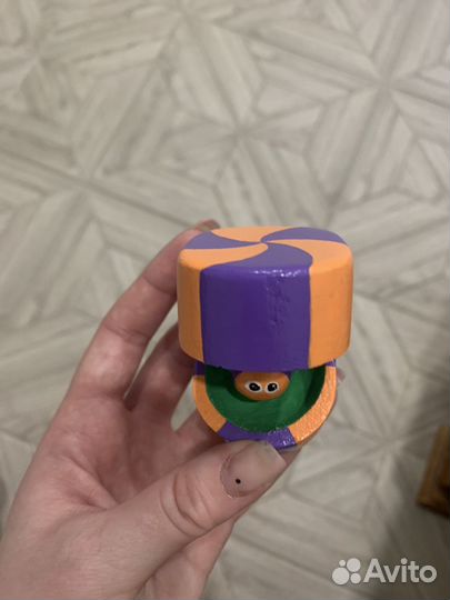 Игрушка жучок в коробочке ручной работы на заказ