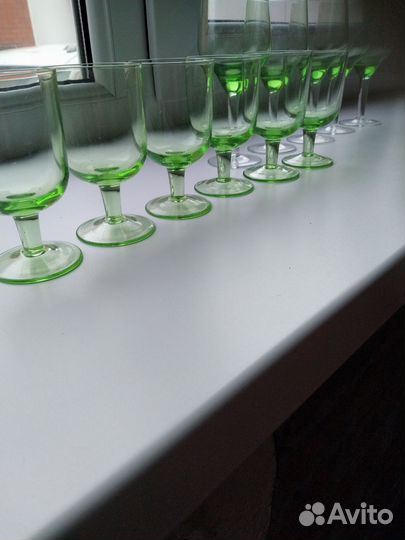 Фужеры бокалы цветное стекло