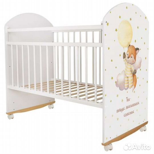 Новые детские кроватки Indigo колесо/качалка