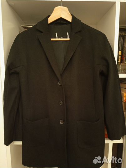 Max mara жакет (пиджак), размер 44, черный