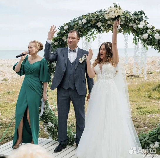 Ведущая на свадьбу, выездную церемонию, юбилей