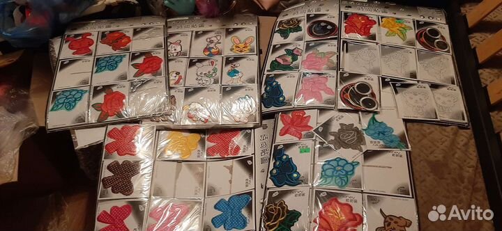 Продаю фоамиран, фетр,наклейки на одежду