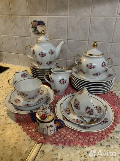 Сервиз чайно-кофейный Сигулда Рига