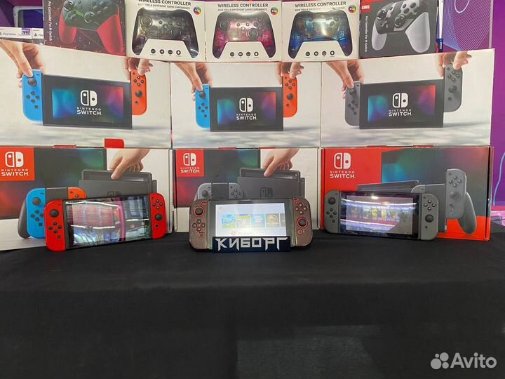 Nintendo Switch Прошитые + Игры. Обмен. Рассрочка