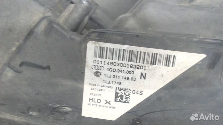 Фара (передняя) Audi A6 (C7), 2012