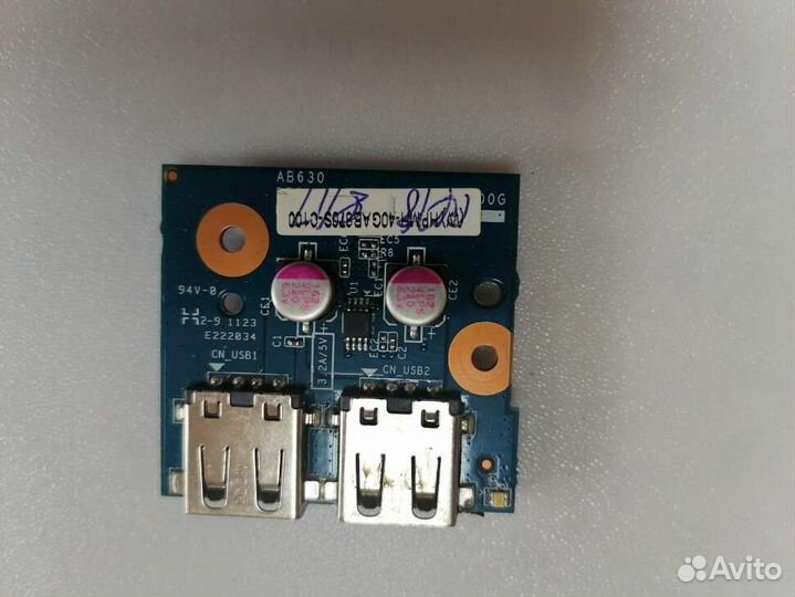 Доп плата USB hpmh-40GAB670S-C100 HP Pavilion dv7