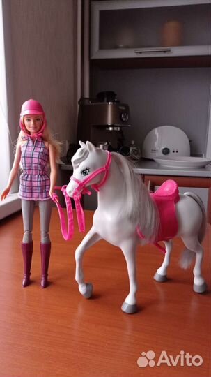 Барби на лошади,велосипеде,фея пузыри,торс,сумочка