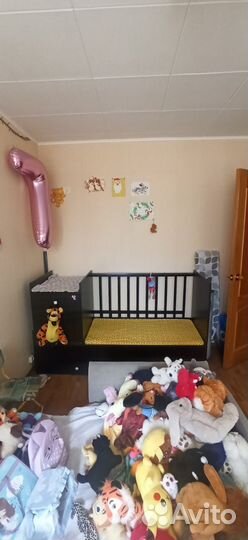 Детская кроватка с комодом
