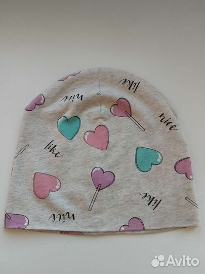 Шапочки весна и лето для девочки на 48-50