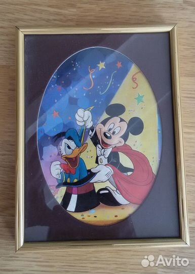 Детские картинки диснеевские мульфильмы 5шт. имп