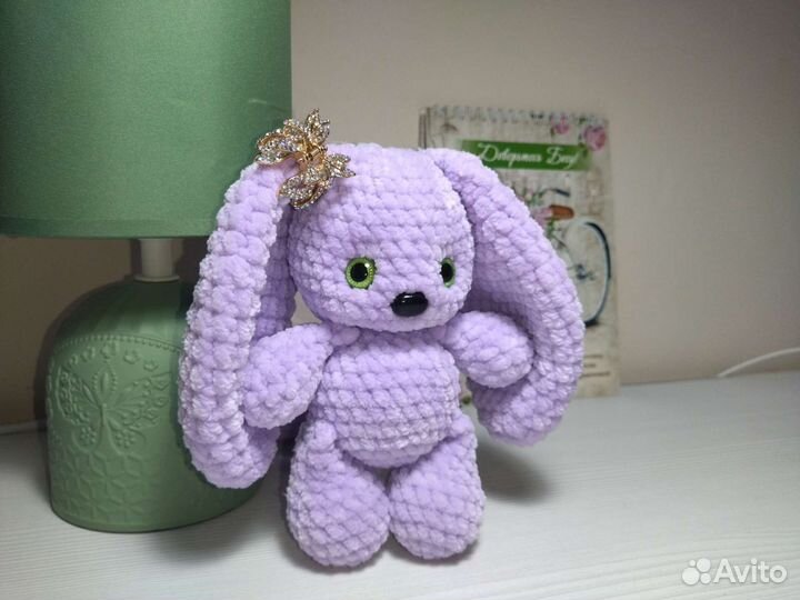 Лавандовая зайка Лана