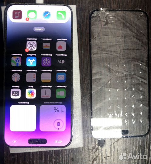 Замена защитных стекл на iPhone, samsung