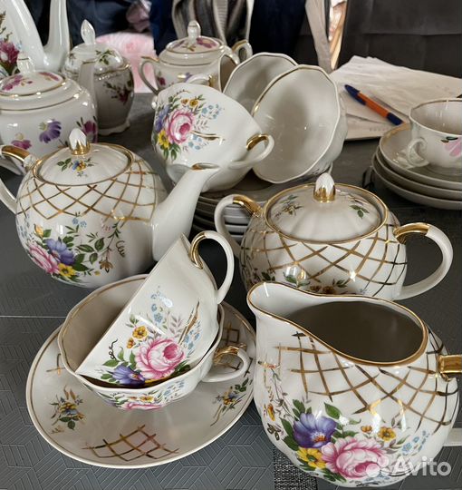 Чайный сервиз Дулево
