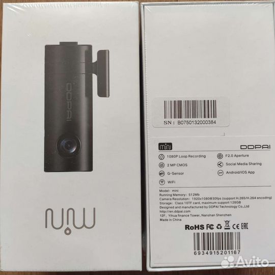 Новый Видеорегистратор Xiaomi DDpai mini Dash Cam