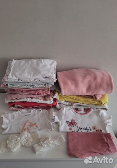 Вещи на девочку пакетом 68 74