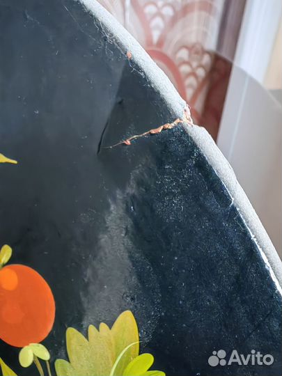 Винтажная декоративная тарелка