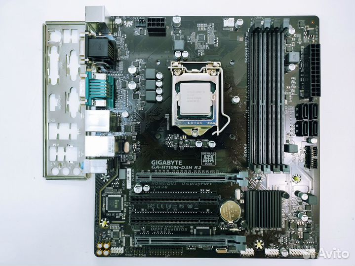 Комплект плата Gigabyte H110M / Intel Core i5 7500