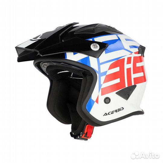 Acerbis Jet Aria 2206 Graphic Мотошлем Blue Red Синий