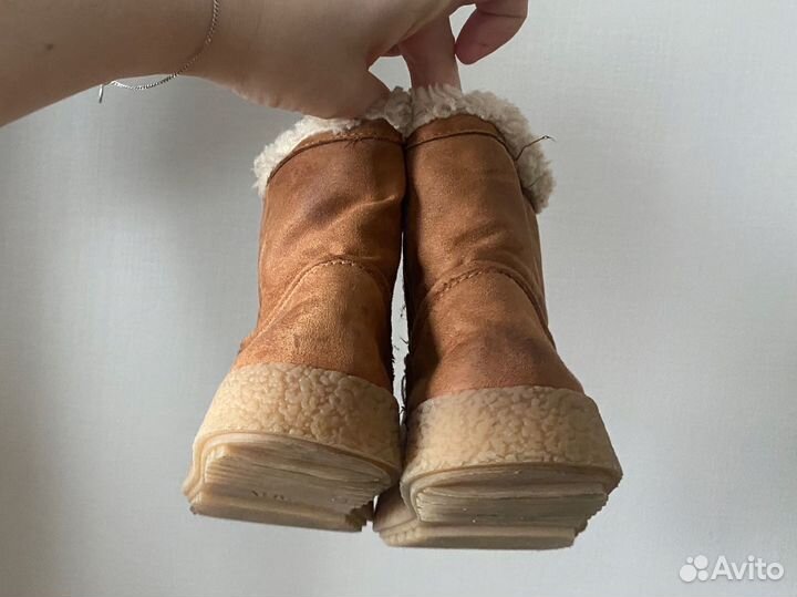 Ботинки zara 30 утепленные для девочки