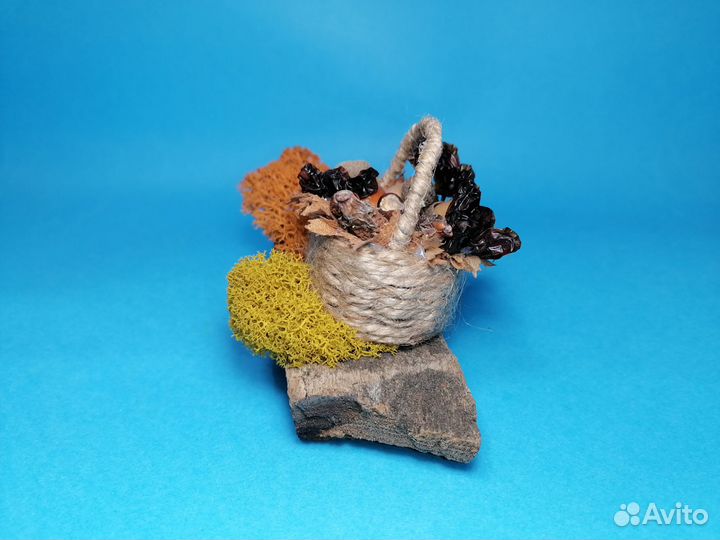 Поделка Осенняя /Корзинка белочки/Дары осени