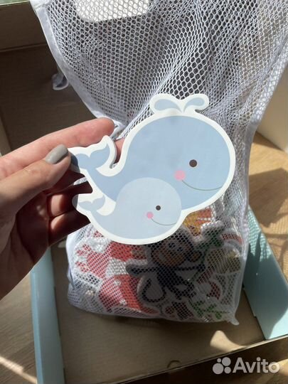 Игрушки для купания в ванной животные 18 шт