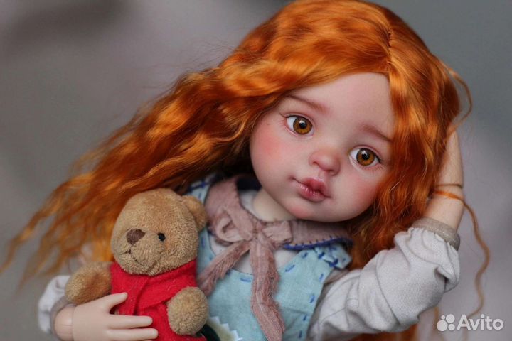 Роспись личика кукле Paola Reina ооак на заказ