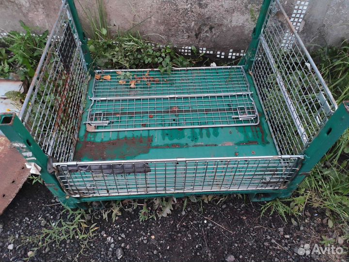 Ящик металлический складной