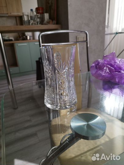 Хрустальная пивная кружка