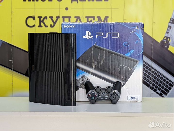 Sony PS3 super slim 500gb/hen/6игр/Рассрочка