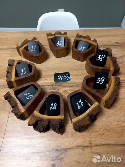 Деревянные подсвечники