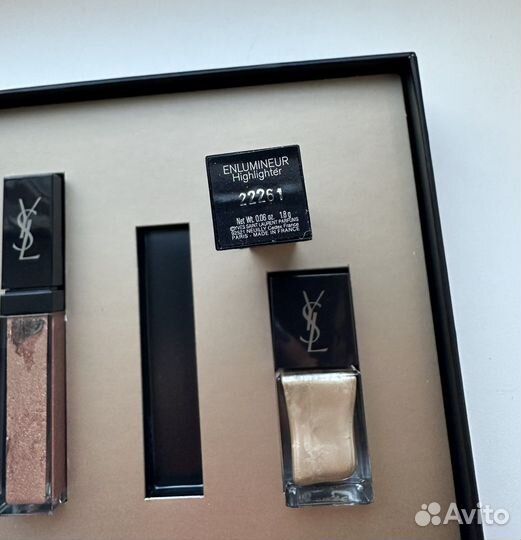 YSL набор лак хайлайтер блеск винтаж