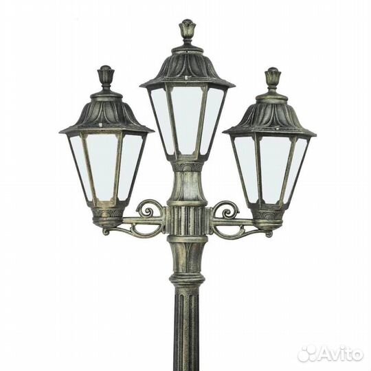 Столб металлический и пластиковый уличный