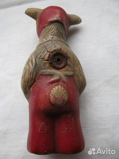Коза пищалка игрушка резиновая СССР клеймо лтри