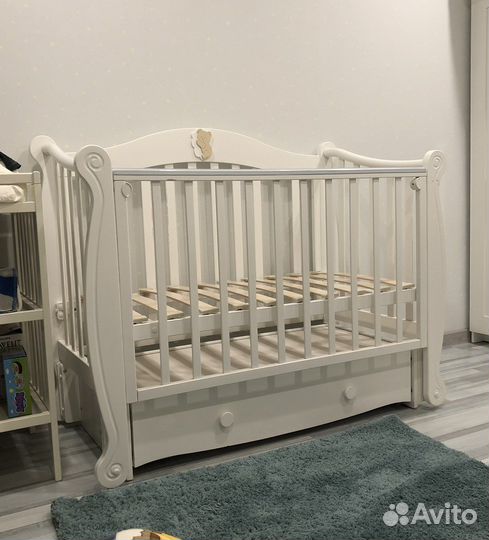 Детская кроватка Валерия «Красная звезда»