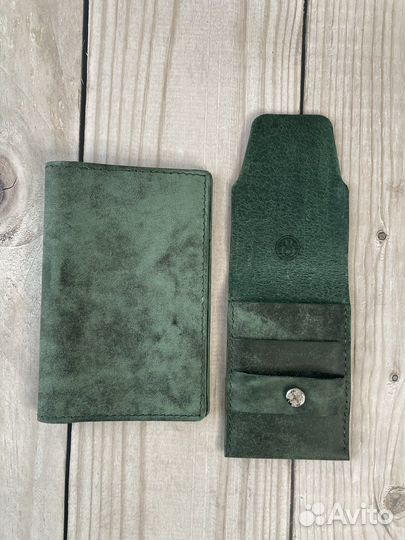 Обложка для паспорта натуральная кожа