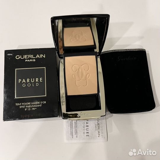 Guerlain parure gold пудра 03 новая