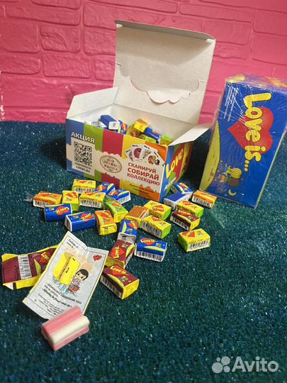 Love is Лав из жевачка Жевательная резинка жвачка