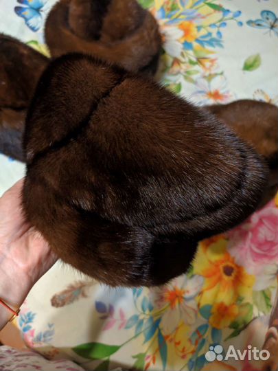 Шапка норковая женская 54, 56 (3шт), 58