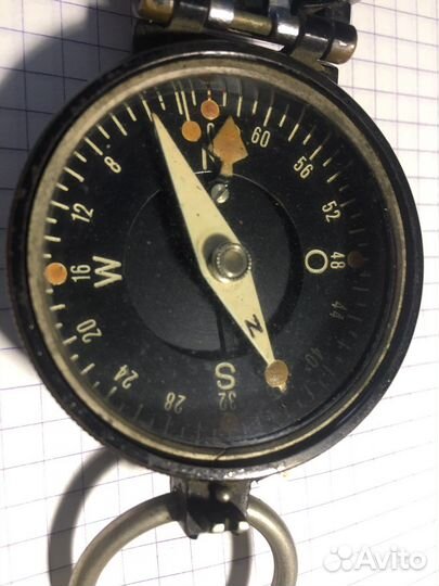 Винтажный немецкий компас Busch